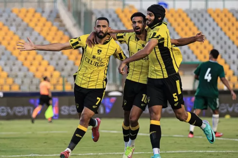 احتفال علي حسين مهاجم وادي دجلة أمام زد